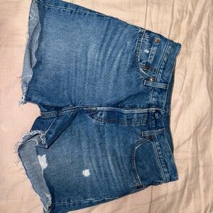 Hand Cut Denim Levi 501 Women's Shorts